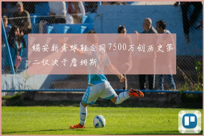 锡安新秀球鞋合同7500万创历史第二仅次于詹姆斯